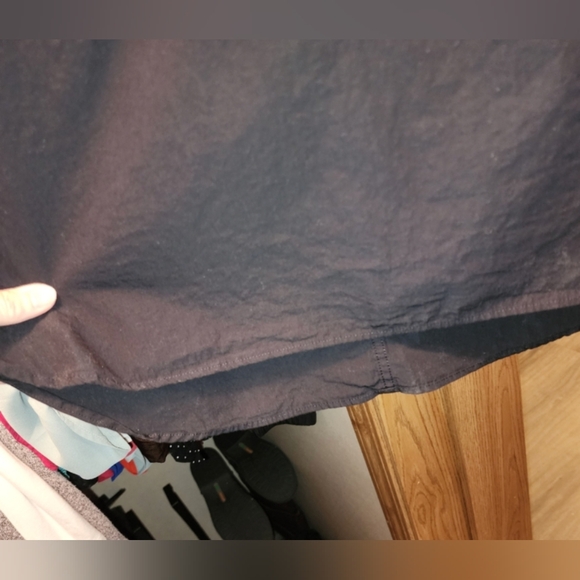 Carhartt WIP black shirt button down shirt/dress/tunic size XSmall w/pockets - Picture 4 of 8